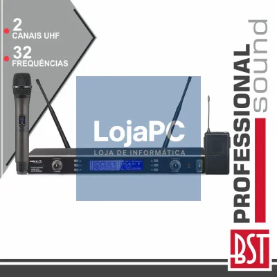 CENTRAL MICROFONE S/ FIOS 2 CANAIS UHF 32 FREQ CEE BST