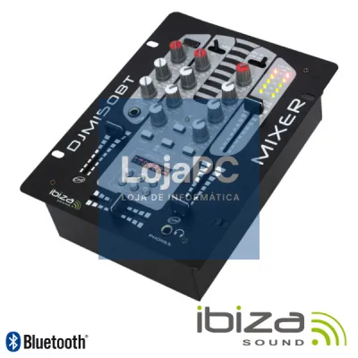 MESA DE MISTURA 5 CANAIS MP3 USB/BT IBIZA