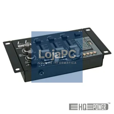 MESA DE MISTURA 2 CANAIS + ENTRADA USB HQ POWER