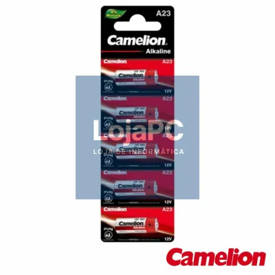 Pilha Alcalina A23/LR23A 12V 5x Blister CAMELION