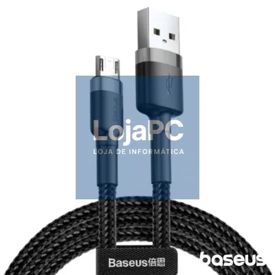 Cabo USB-A 2.0 Macho P/ Micro USB Macho 2m Cafule BASEUS
