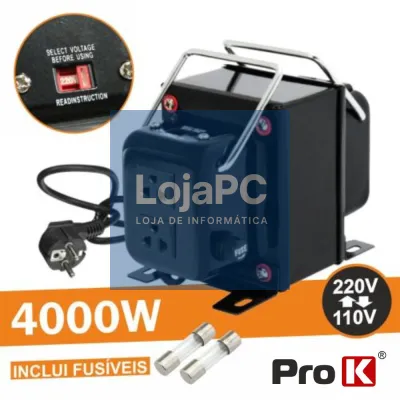 ALIMENTADOR 110V-220V / 220V-110V 4000W PROK