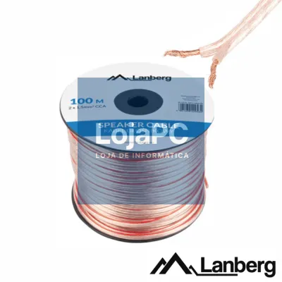 Cabo Coluna 2x1.50mm Transparente Paralelo LANBERG