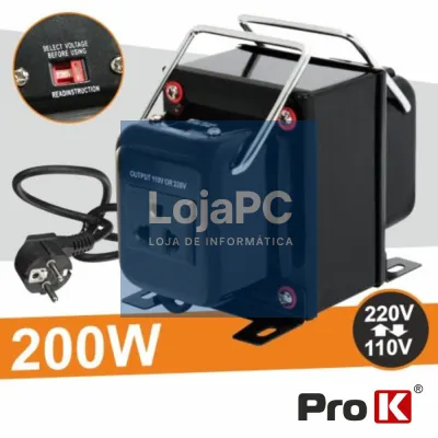 ALIMENTADOR 110V-220V / 220V-110V 200W PROK