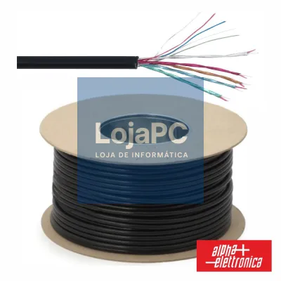 CABO ÁUDIO/VÍDEO HDMI Ø7MM PRETO ALPHA ELETTRONICA