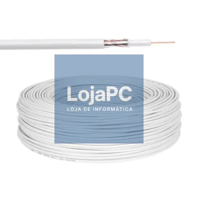 Cabo Coaxial 75 Ohm RG59 Branco