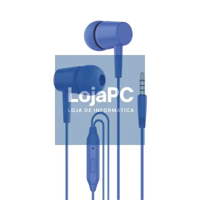 Headphones 3.5 mm COOL Bear Stereo With Micro Blue