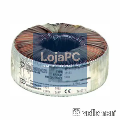 TRANSFORMADOR TOROIDAL 80VA 2x18V / 2x2.22A