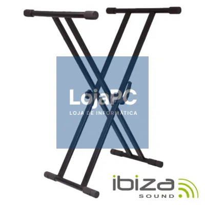 SUPORTE P/ TECLADO BLOQUEIO DUPLO 65-96CM 75KG IBIZA