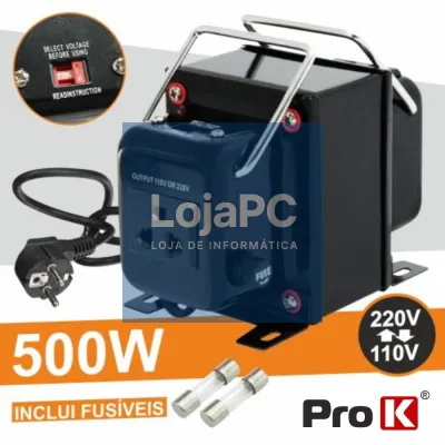 ALIMENTADOR 110V-220V / 220V-110V 500W PROK