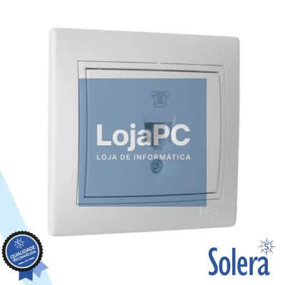 Tomada de Encastrar RJ11 c/ 1 Saída SOLERA