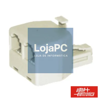 ADAPTADOR DE TELEFONE 6P4C 1 MACHO / 2 FÊMEAS