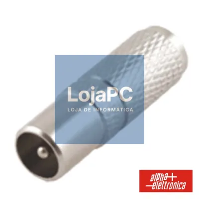 FICHA COAXIAL MACHO TV Ø9.5MM METÁLICA