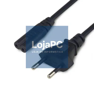 Cabo Alimentação AC Plano / Tipo 8 IEC C7 1.8m