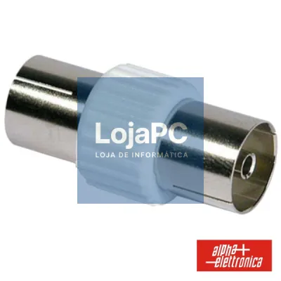 FICHA UNIÃO COAXIAL FÊMEA/FÊMEA