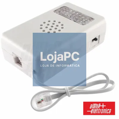 ADAPTADOR DE TELEFONE SINAL ALERTA ACÚSTICO E VISÍVEL