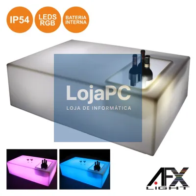 MESA LED P/ EXTERIOR COMANDO RGB BAT IP54 AFXLIGHT