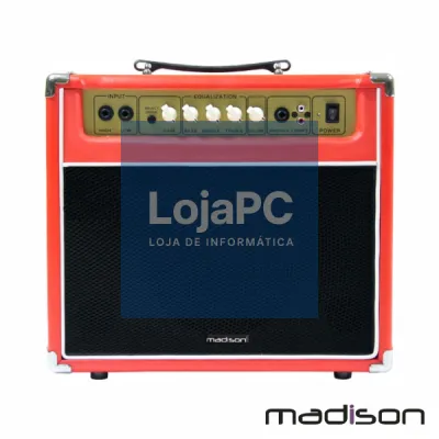 COLUNA AMPLIFICADA P/GUITARRA 8" 40W MADISON