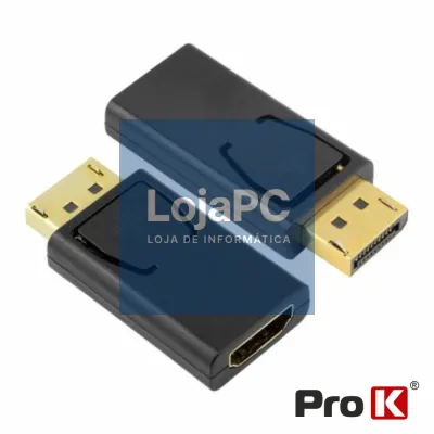 Adaptador Displayport Macho / HDMI Fêmea PROK