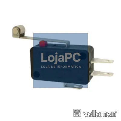 COMUTADOR MICROSWITCH 12A PATILHA GRANDE C/ RODIZIO VELLEMAN