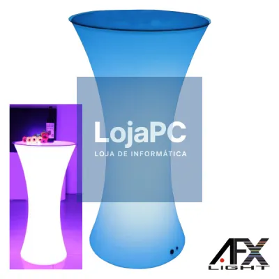 MESA LED P/ EXTERIOR COMANDO RGB BAT COMANDO IP65 AFXLIGHT