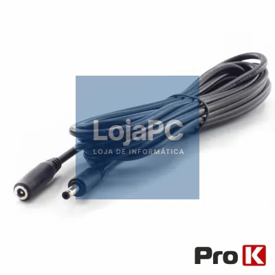 Cabo Alimentação DC Macho / Fêmea 5.5x2.5mm 3M PROK