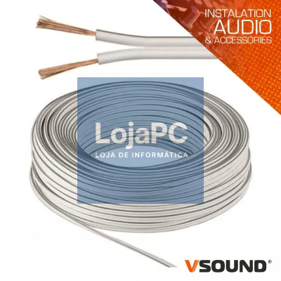 CABO COLUNA 2X1.50MM BRANCO VSOUND