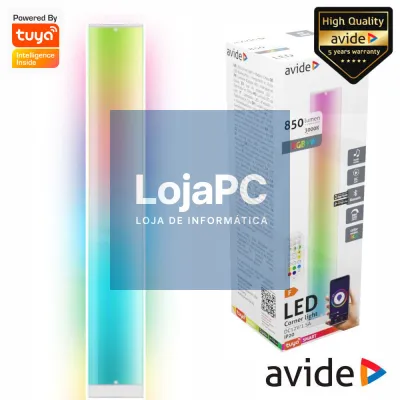 Tubo LED RGB+3000K 11.5W C/ Sensor Som Bluetooth WIFI AVIDE