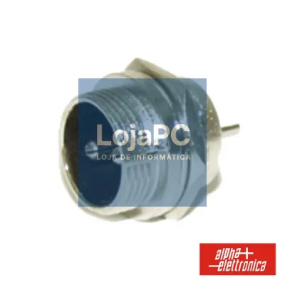 FICHA MICROFONE 2P MACHO PAINEL