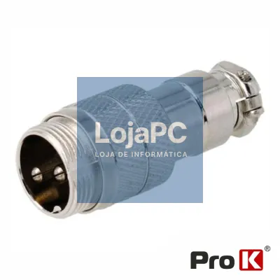 Ficha Microfone 2p Macho P/ Soldar PROK