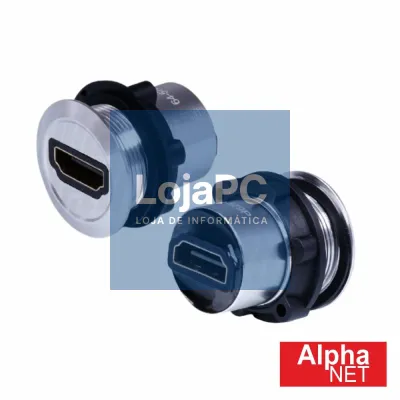 Ficha Adaptadora HDMI Fêmea / Fêmea Painel ALPHANET