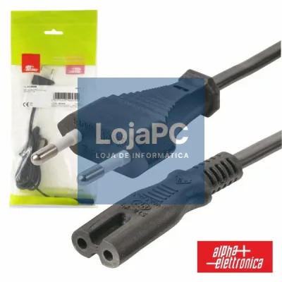 Cabo Alimentação AC Plano / Tipo 8 Iec C7 3m
