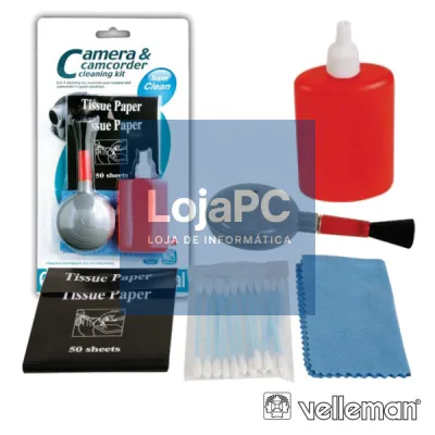 KIT DE LIMPEZA P/ CÂMARAS VELLEMAN