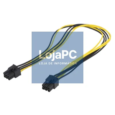 Cabo Alimentação PCI-E 6p Fêmea P/ PCI-E 6p Fêmea 0.4m