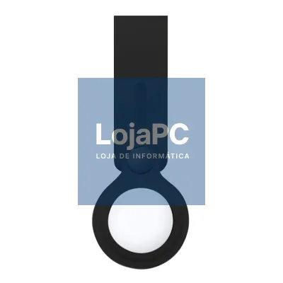 Loop Case COOL Compatible with AirTag Silicone Black
