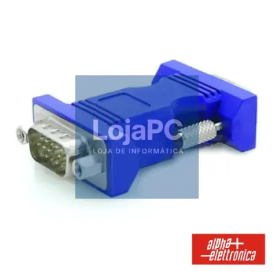 FICHA ADAPTADORA VGA MACHO/MACHO HD15