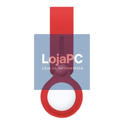 Loop Case COOL Compatible with AirTag Silicone Red