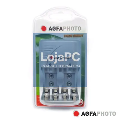 Carregador De Baterias AA/AAA/9V AGFAPHOTO