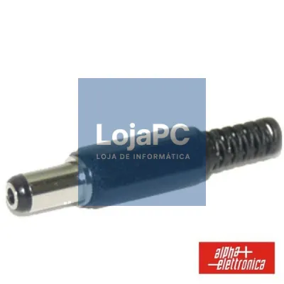 FICHA ALIMENTAÇÃO DC FÊMEA Ø2.1x5.5MM 14MM C/PROTEÇÃO