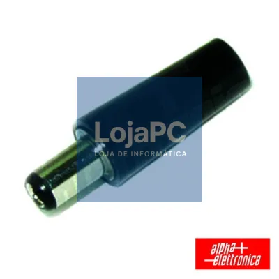 FICHA ALIMENTAÇÃO DC FÊMEA 5.5x2.5MM 14MM P/ SOLDAR