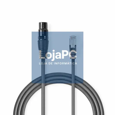 Cabo XLR 3p Fêmea / RJ45 Macho 0.3m