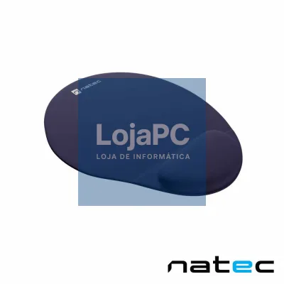 Tapete De Rato Ergonómico MARMOT C/ Apoio Em Gel Azul NATEC