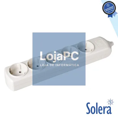 TOMADA ELÉTRICA C/ 5 SAÍDAS SCHUKO SOLERA