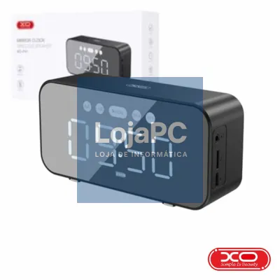 Relógio Despertador 5W C/ Bat/Bluetooth/MicroSD/FM/AUX XO