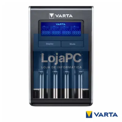 Carregador de Baterias C/ LCD Ni-MH/Li-Ion 57676 VARTA