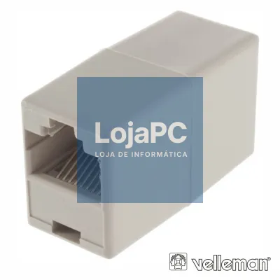 FICHA ADAPTADOR RJ45 8P8C FÊMEA / FÊMEA