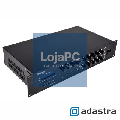 Amplificador 100V 2 Zonas 2x120W DAB/FM/BT/USB/SD ADASTRA