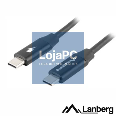 Cabo USB-C 2.0 Macho / USB-C 2.0 Macho 1.8m LANBERG
