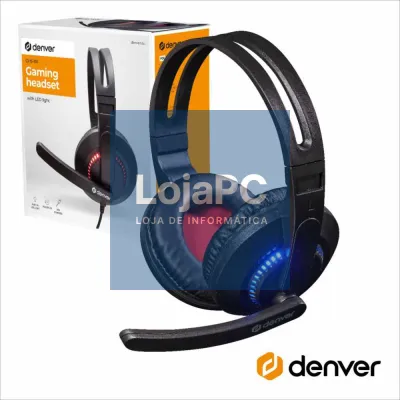 Auscultadores Gaming C/ LED RGB