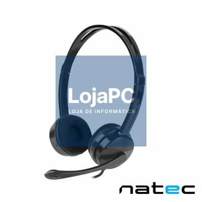 Auscultadores 2.0 Preto CANARY NATEC